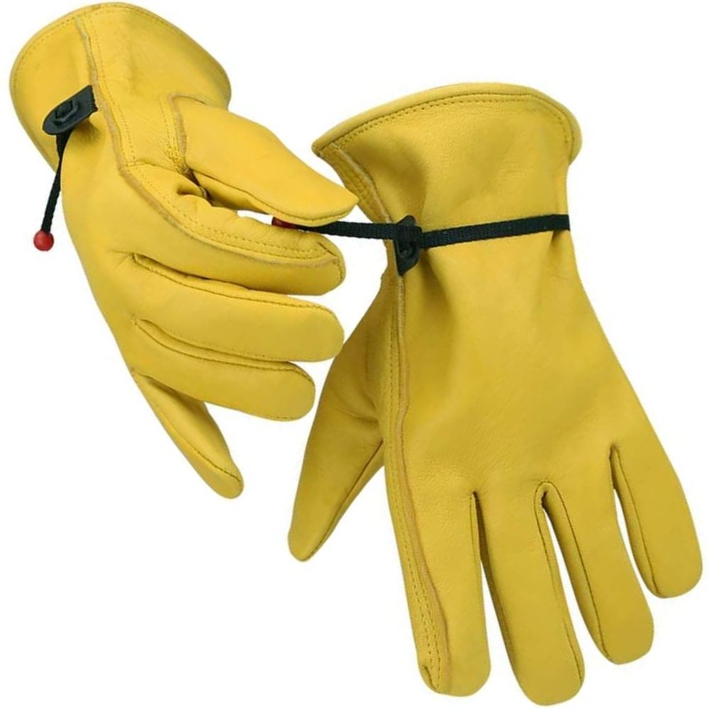 Leather Gardening Gloves, L