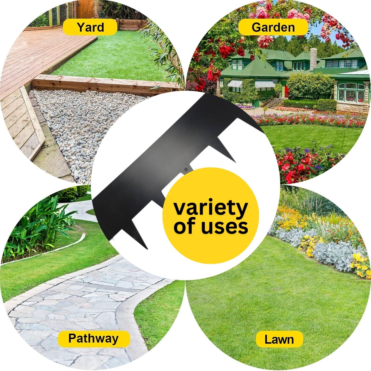Black Steel Garden Edging 100 mm (per metre): image 10