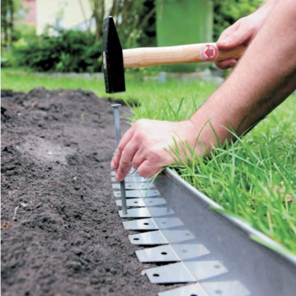 Stainless Steel Garden Edging (per metre), 50 mm